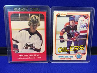 1979-80 Wayne Gretzky #108 O-Pee-Chee Indianopolis Racers Hockey Card.