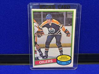 1980-81 Mark Messier #289 O-Pee-Chee Rookie Card.