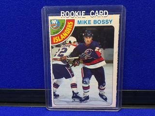 1978-79 Mike Bossy #115 O-Pee-Chee Rookie Card.