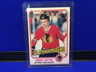 1981-82 Darryl Sutter #65 O-Pee-Chee Rookie Card.