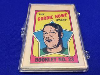 (13) 1971-72 Mini Hockey Comic Books. Gordie Howe, Bobby Hull.