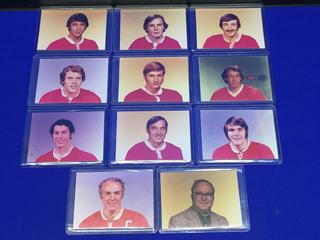 1972 Montreal Canadians Cards.