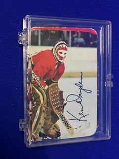 1977 Mini Hockey Cards, Ken Dryden.