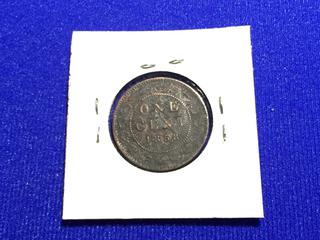 1858 Canadian Large Cent.