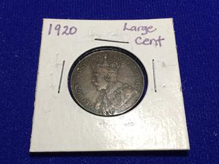 1920 Canadian Large Cent.