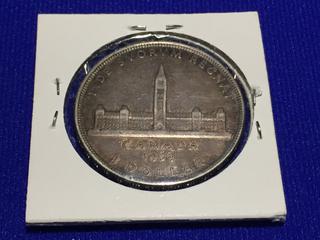 1939 Canadian Silver Dollar.