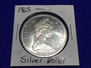 1965 Canadian Silver Dollar.