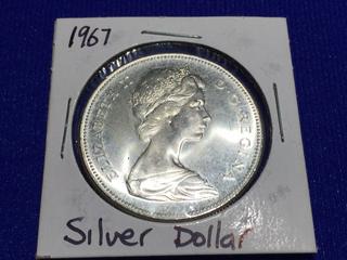 1967 Canadian Silver Dollar.