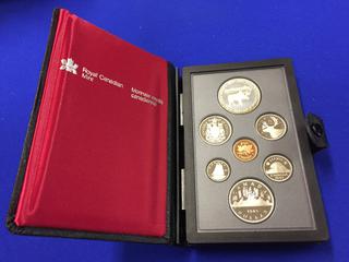 1985 Canadian Double Dollar Proof Set.