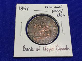 1857 PEI Token -  Self Government & Free Trade.