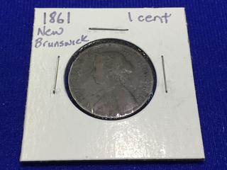 1861 New Brunswick One Cent.