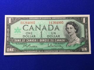 1967 Centennial One Dollar Bill. S/N 5/0  1264005