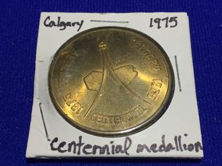 1975 Calgary Centennial Medallion.