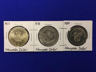 Set of Calgary Stampede Dollars.