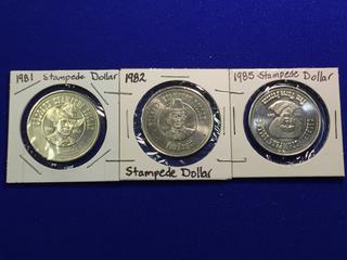 Set of Calgary Stampede Dollars.