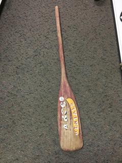 60" Long Wooden Paddle.