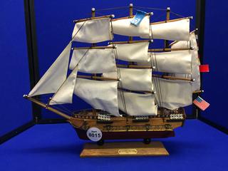 Model Ship "U.S.S. Constitution 1797" 14" Tall.