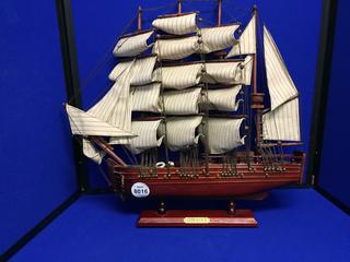 Model Ship "Endeavour" 19 1/4" Tall.