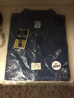 Men's XXL Jean Shirt.