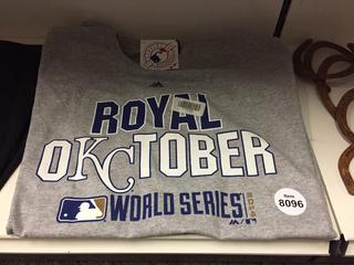 Men's XL Royal Okctober World Series T-Shirt.