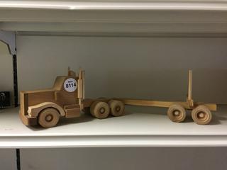 Wooden Truck 23" Long, 6" High.