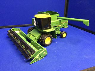 John Deere Combine Diecast 15" Long.