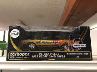 Motown Missile 1970 Dodge Challenger 1/18 Scale Diecast.