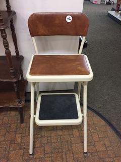 Vintage Chair 32" Tall, 15" Seat.