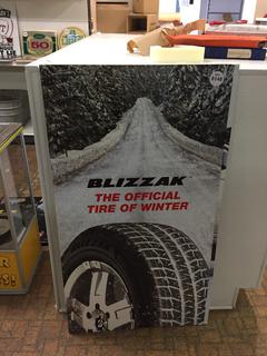 Blizzak Tires Poster 36 1/2" x 20".