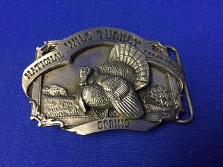 National Wild Turkey Federation Belt Buckle.