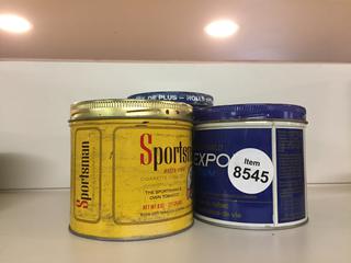 Assorted Tobacco Tins.