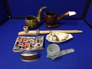 Assorted Pipes, Pipe Memorabilia & Pipe Photos.