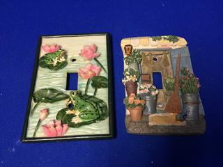 (2) Decorative Light Switch Covers.