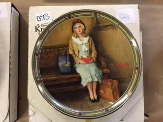 A Young Girl's Dream Norman Rockwell Plate.