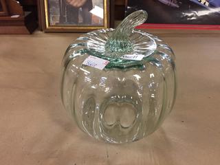 Glass Pumpkin.