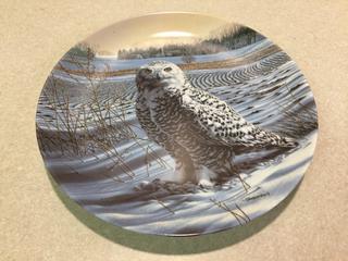 The Snowy Owl Jim Beaudoin Plate.