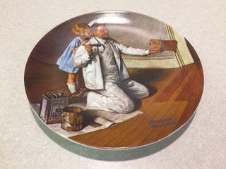 The Painter Norman Rockwell Plate.