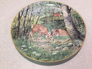 Fawns in the June Meadow Plate.