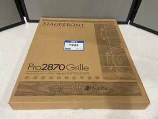 (3) Niles 2870 Pro Grill Speaker Grill.