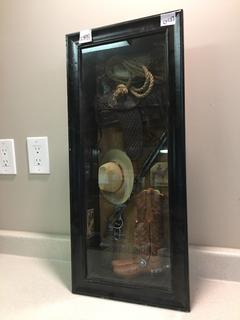 3D Cowboy Shadow Box.