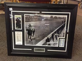 Secretariat Framed Photographs.