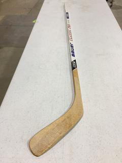 Wendel Clark Campbell's Soup Autograghed Stick, Left Handed.