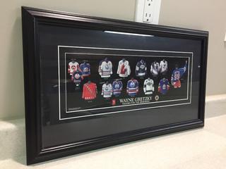 Wayne Gretzky Jersey Frame. All Jerseys Worn By Wayne Gretzky.