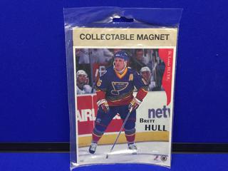 1996 Maggers Collectable Magnet, Brett Hull.