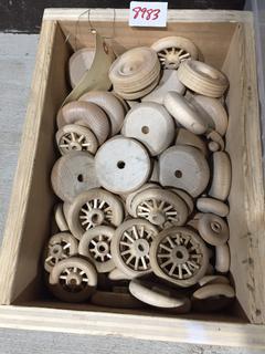 Wooden Wheels & Axels.