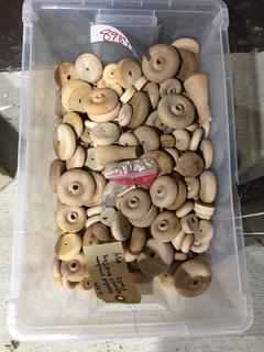 Assorted Wooden Wheels & Toy Part.