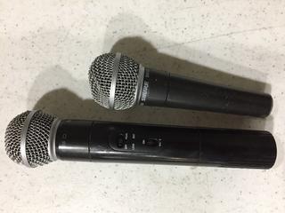 (2) Shure SM58 Microphones.