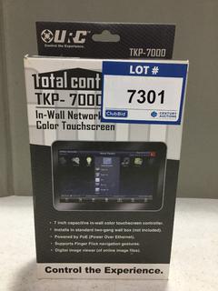 (1) Total Control TKP-7000 Network Touch Screen.