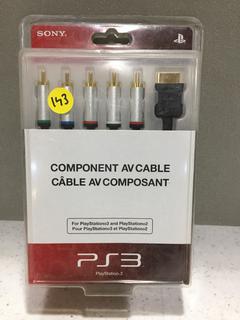 (1) SONY SCPH-10490U AV Component Cable.