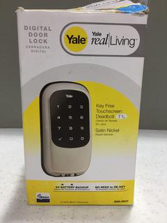 (1) YALE 450191 Keyless Deadbolt.